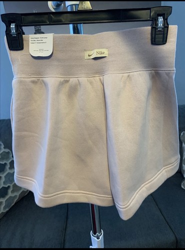 Nike Women's Light Pink Fleece Sweat Shorts XS - photo 2