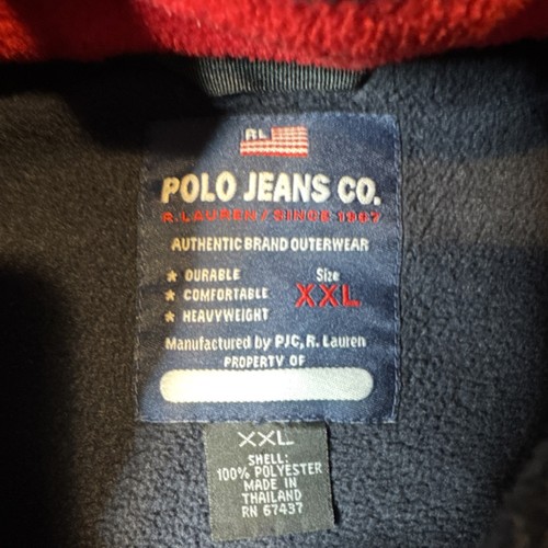 Vintage 90’s Ralph Lauren Polo Jeans Co. Vest Full Zip XXL - photo 3