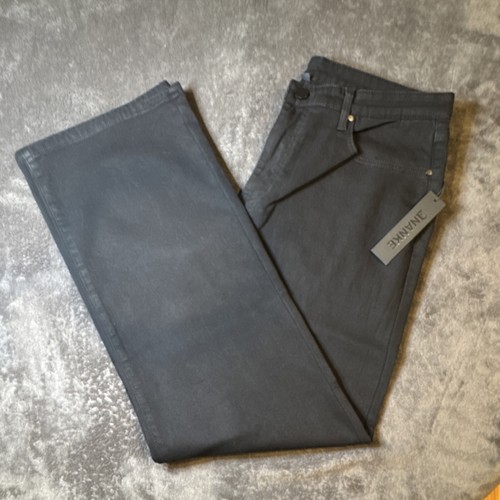 ANANKE Mens Black Straight Leg 5-Pocket Jeans 36W