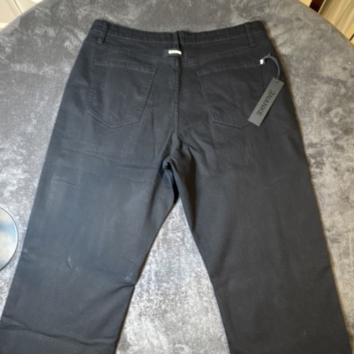 ANANKE Mens Black Straight Leg 5-Pocket Jeans 36W - photo 3