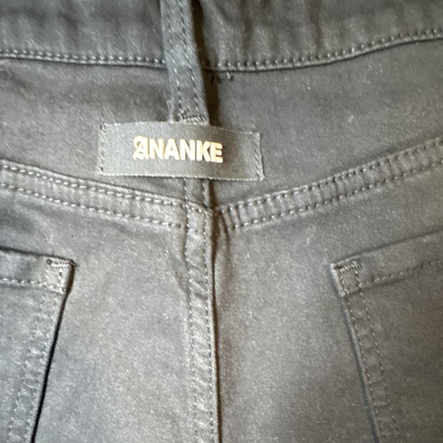ANANKE Mens Black Straight Leg 5-Pocket Jeans 36W - photo 4