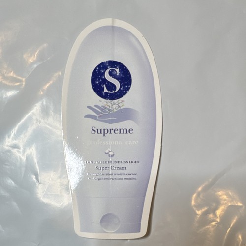 Supreme Stickers Bottle Shaped White Blue
