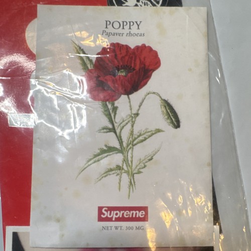 Supreme Poppy Papaver Rhoeas Floral Design Skateboard Sticker - photo 2