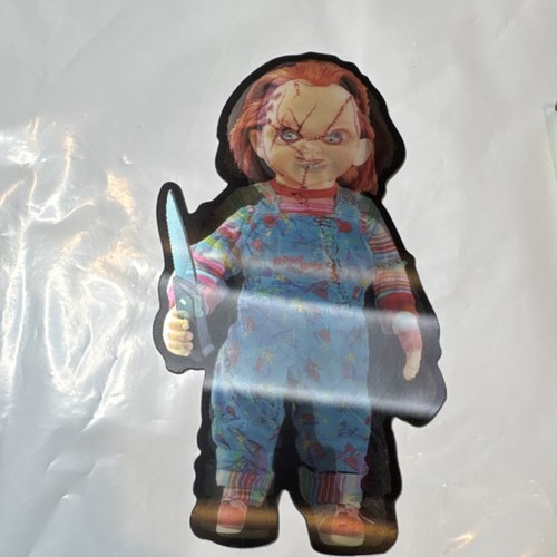 Chucky 3D Horror Vinyl Decal Multicolor Man 6x4in - photo 4