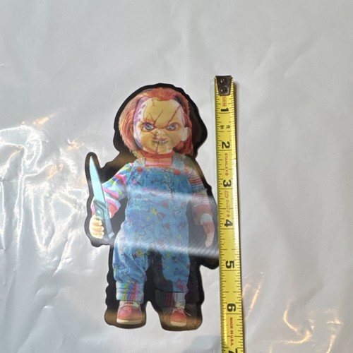 Chucky 3D Horror Vinyl Decal Multicolor Man 6x4in - photo 5