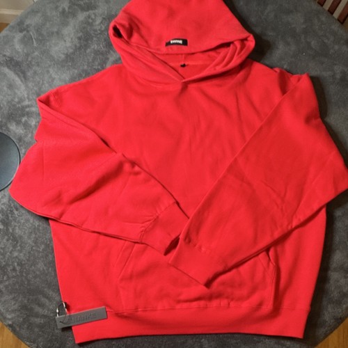 ANANKE Logo Hooded Cotton Pullover Sweatshirt Red XL - photo 5