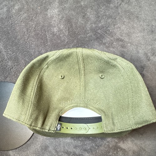 Distorted People Barber Butcher Army Green Snapback Hat - photo 2