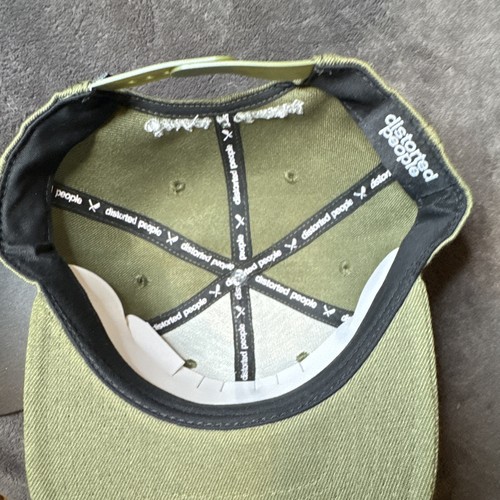 Distorted People Barber Butcher Army Green Snapback Hat - photo 4