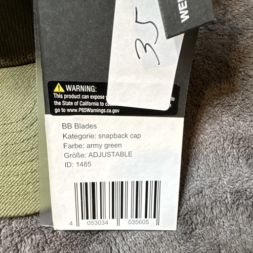 Distorted People Barber Butcher Army Green Snapback Hat - photo 5