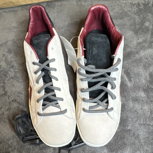Reebok Social Status Size 11.5 Dapper Court Moon White/Merlot - photo 5