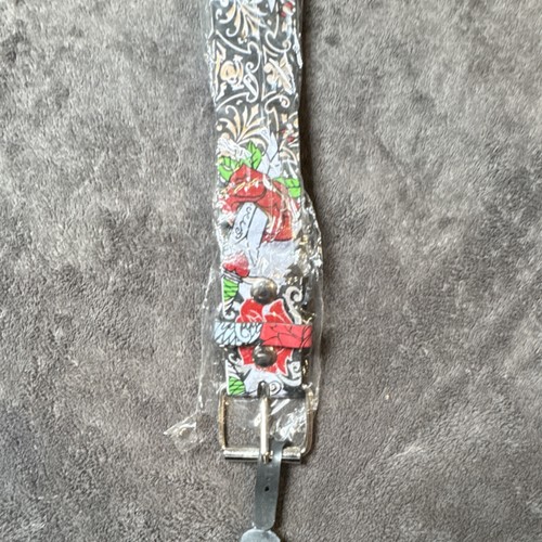 Ed Hardy Style Genuine Leather Men's XL Adjustable Belt