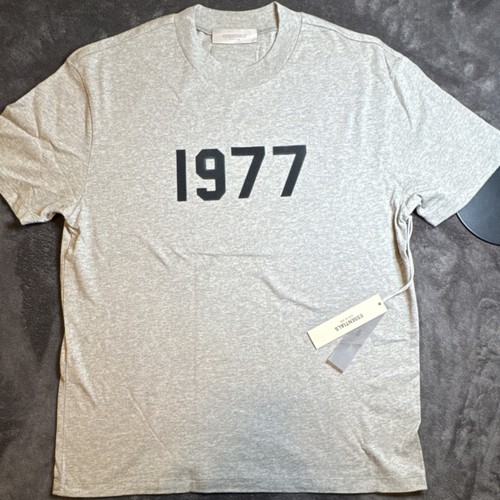 Essentials Fear of God 1977 Dark Oatmeal T-Shirt Size S - photo 3