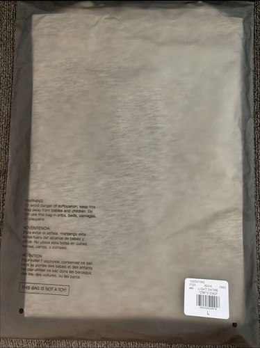 Fear of God Essentials Men's Light Oatmeal Cotton T-Shirt L - photo 3