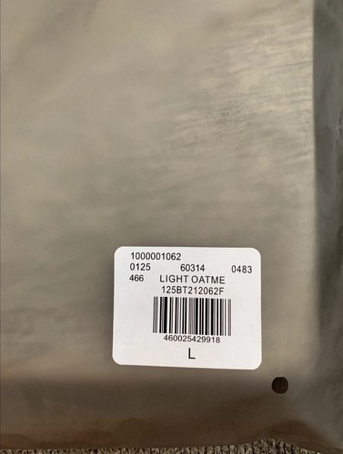 Fear of God Essentials Men's Light Oatmeal Cotton T-Shirt L - photo 4