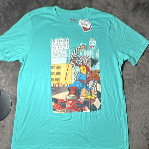 INDYCAR Chevrolet Detroit Grand Prix Teal T-Shirt XL