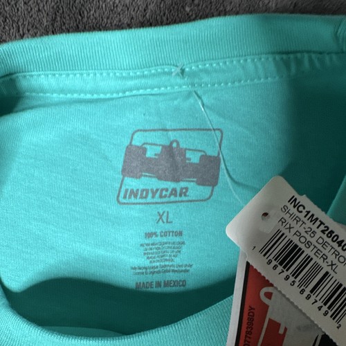 INDYCAR Chevrolet Detroit Grand Prix Teal T-Shirt XL - photo 4