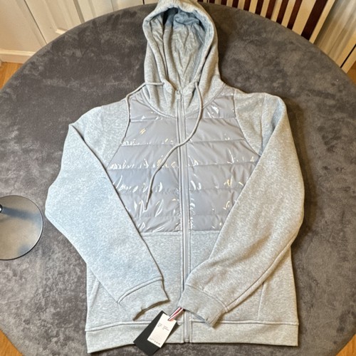 Switch Solid Hooded Fleece Full Zip Hoodie Gray XL