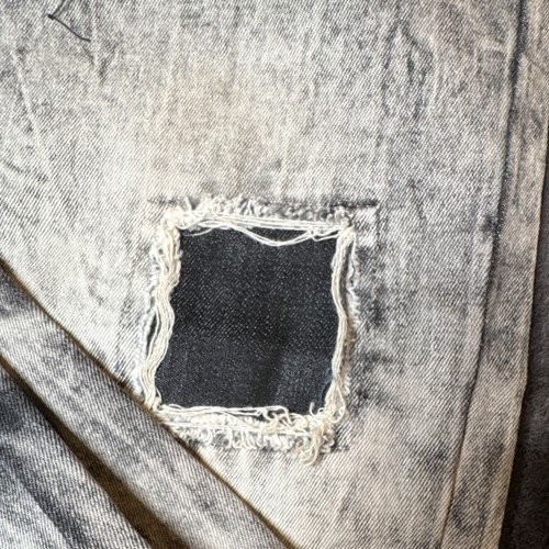 Live Mechanics Sample Tag 1 of 1 Gray Acid Wash Distressed Jean - photo 3