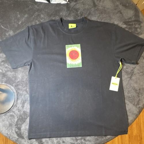 Supervsn Men's Black Graphic Logo Crew Neck T-Shirt Size L - photo 2