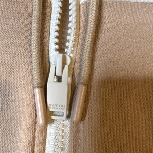 Switch Colorblock Hooded Fleece Full Zip Hoodie Beige/Ivory XL - photo 4