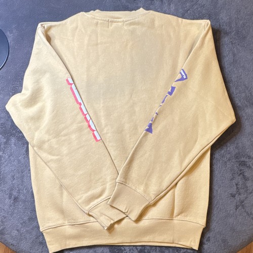 XLARGE x Jungles Graphic Logo Crewneck Sweatshirt Beige M - photo 5