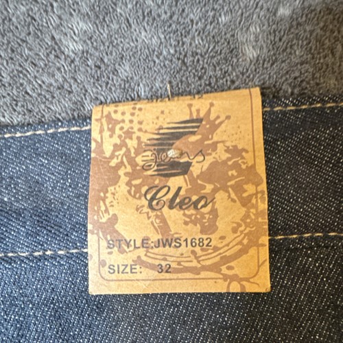 Cleo Straight Blue Denim Jeans Men Cotton Polyester 32w 32L - photo 4