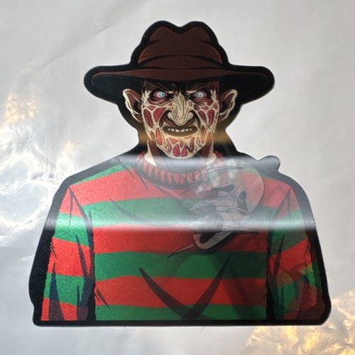 Freddy Krueger 3D Horror Movie Sticker Reproduction