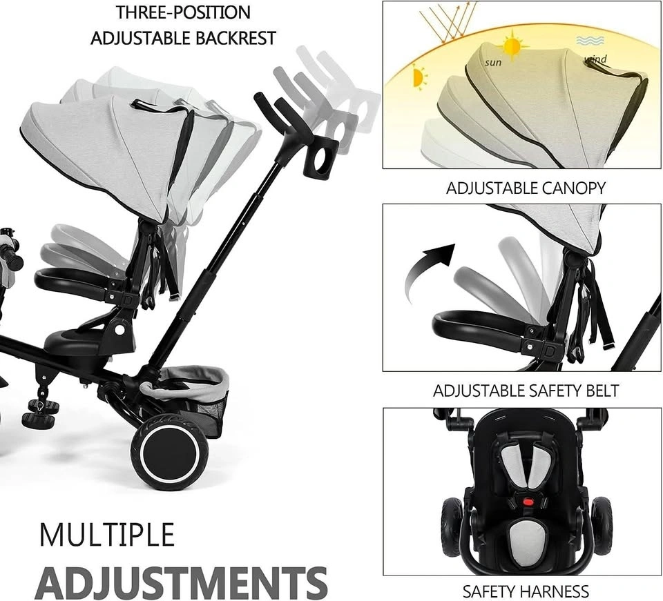 8-in-1 Kids Tricycle