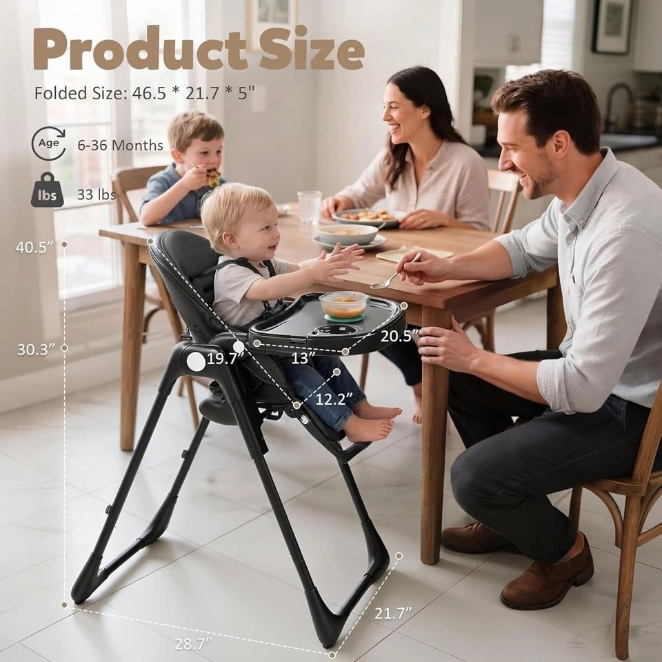 3 in 1 Foldable Baby High Chair - photo 2
