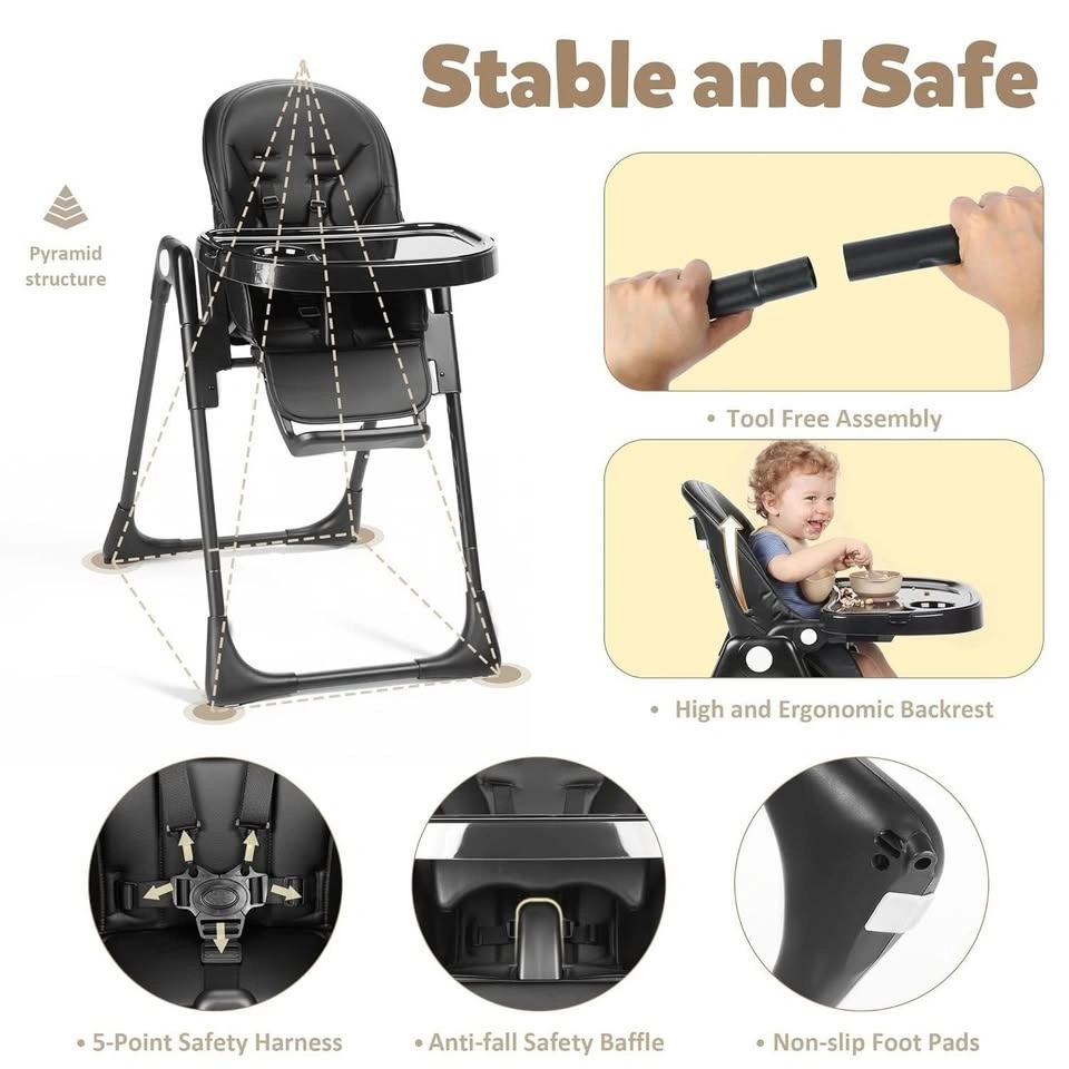 3 in 1 Foldable Baby High Chair - photo 3