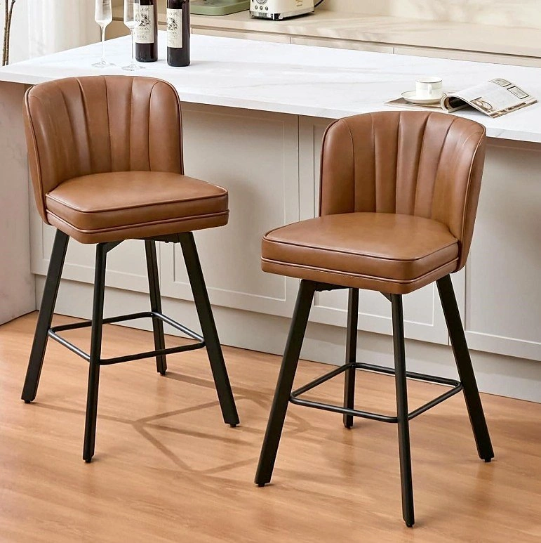 Swivel Bar Stool Set of 2