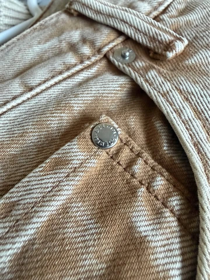 Tan/ orange baggy denim - photo 3