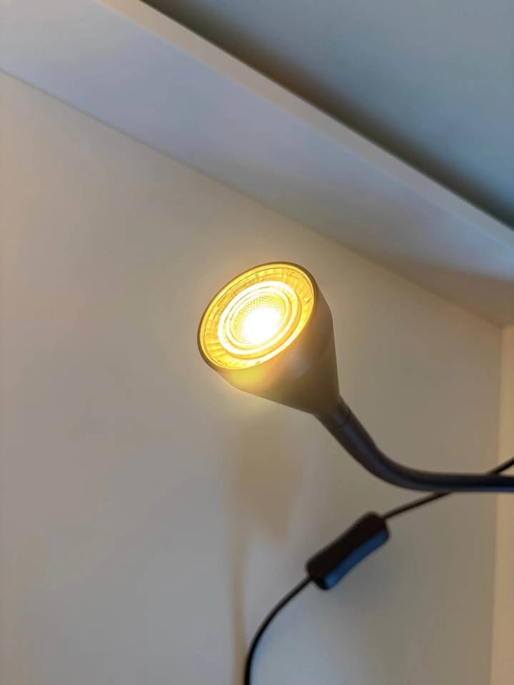 Ikea clip on flexible LED lamp (black) - photo 3