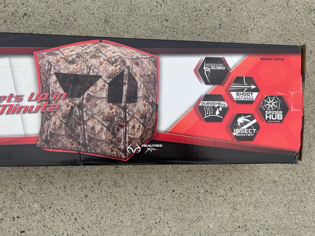 Ameristep Brickhouse Camouflage HD Ground Hunting Blind