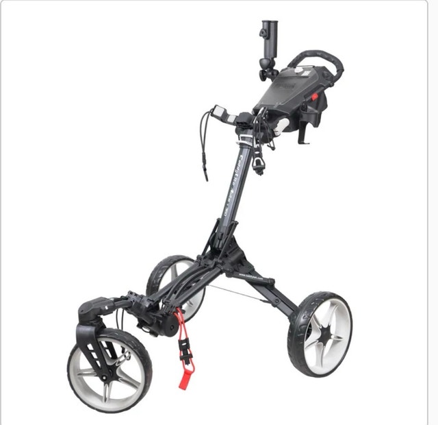 CaddyTek CaddyLite Auto + 360 Foldable Golf Push Cart - photo 2