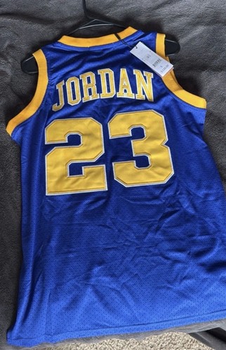Michael Jordan Laney High School #23 Basketball Jersey Blue/Yell