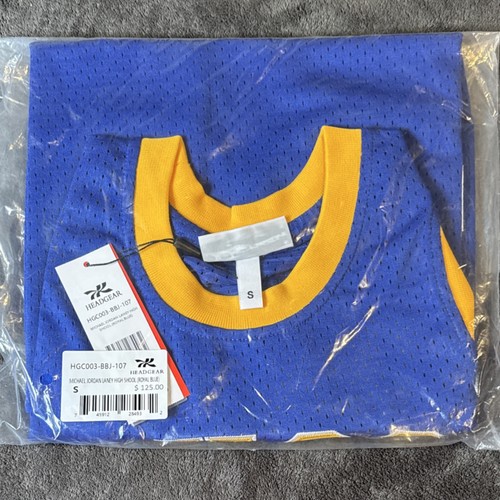 Michael Jordan Laney High School #23 Basketball Jersey Blue/Yell - photo 4
