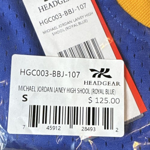 Michael Jordan Laney High School #23 Basketball Jersey Blue/Yell - photo 5