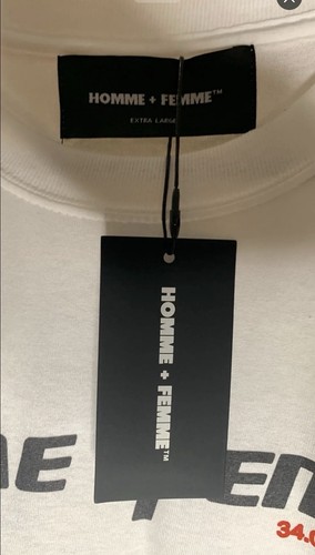 Homme + Femme Men's White Skeleton Graphic Cotton Jersey T-Shirt - photo 3