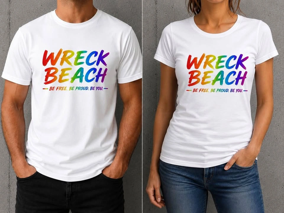 Wreck Beach Pride T-Shirt - photo 3