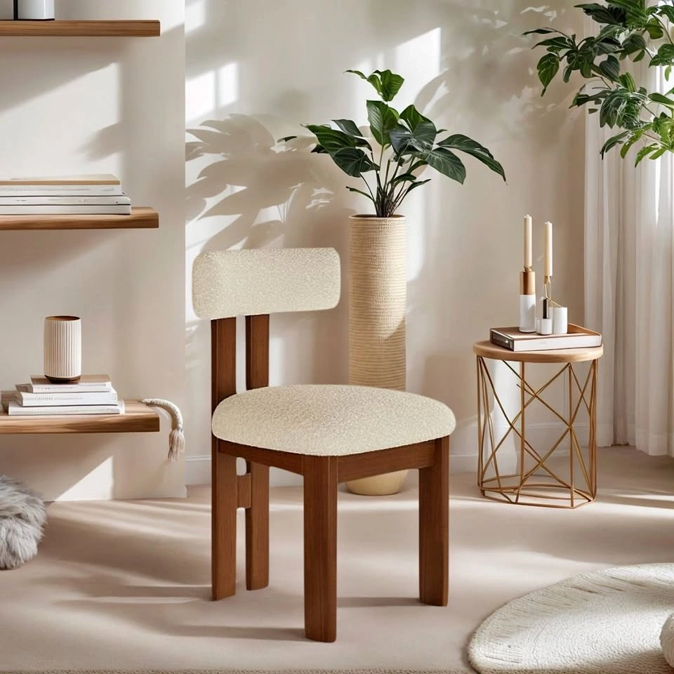 CHZ039 A2450 Elegant Wooden Dining Chair in Minimalist Style
