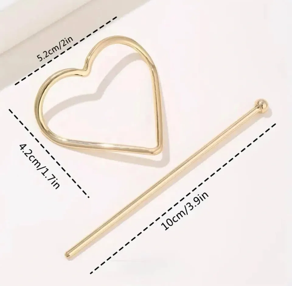 Heart Shaped Hair Accessory - photo 3