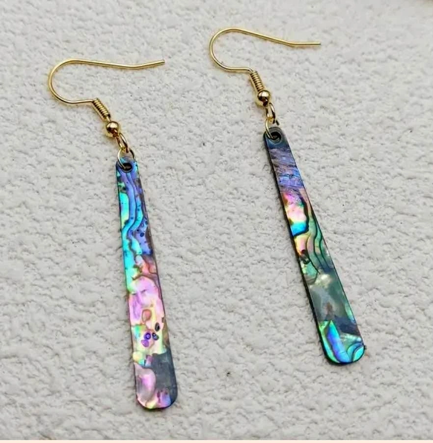 Abalone Shell Earrings 🩵