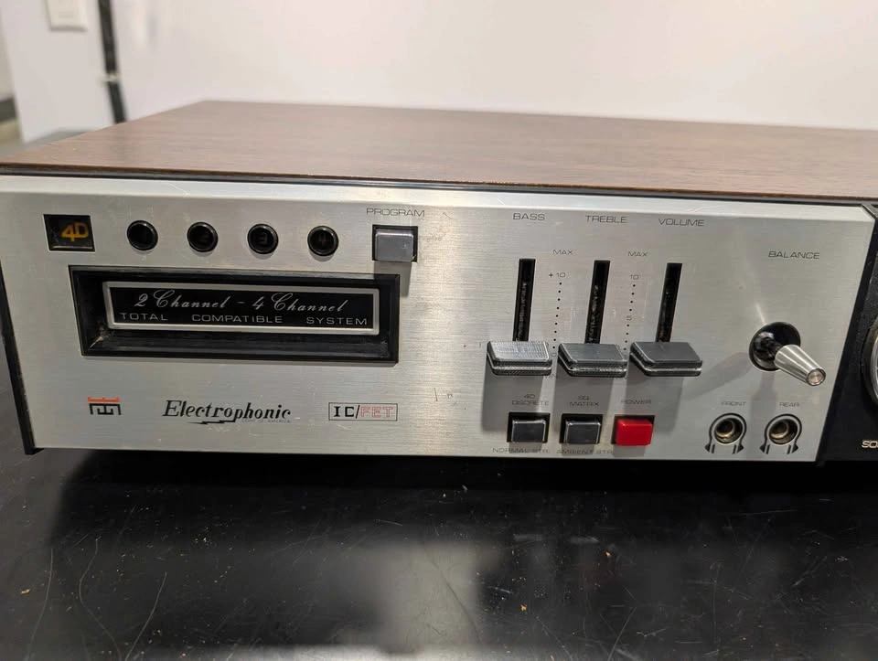 Vintage Electrophonic Model 447 Quadraphonic 8-Track Receiver - photo 5