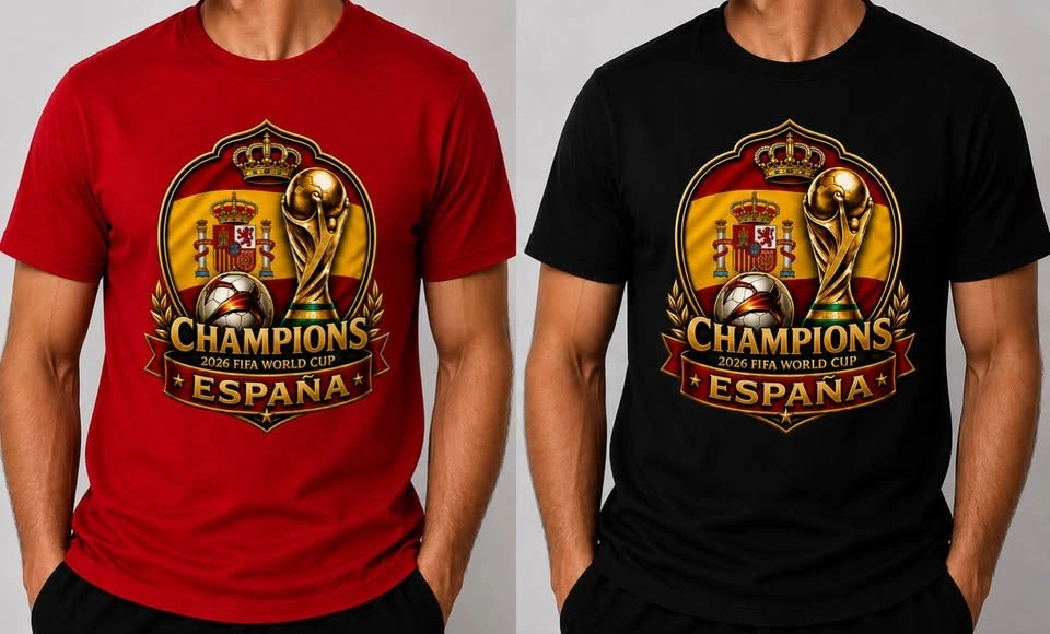 Custom SPAIN/ESPAÑA World Champions T-shirt