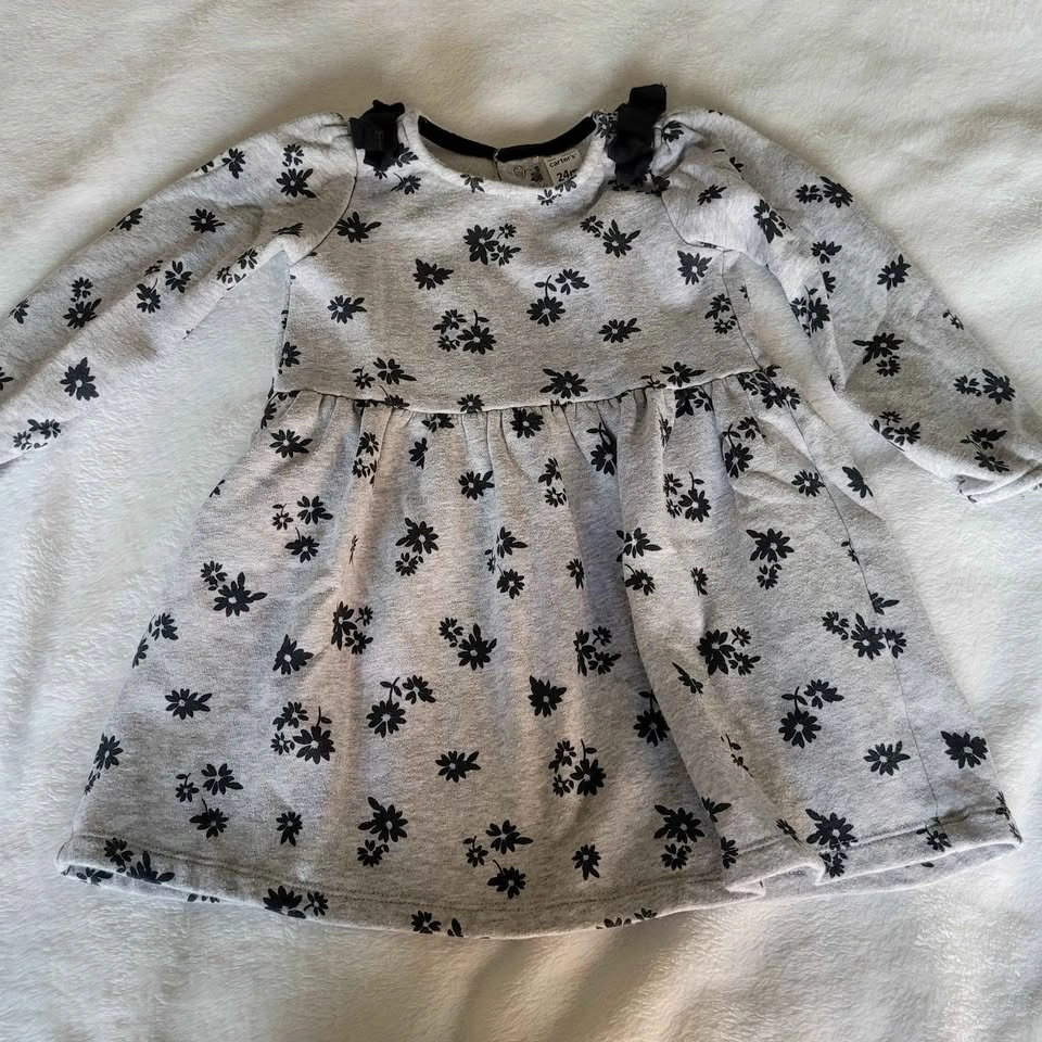 Carter's toddler girl dresses size 24m-set of 3 - photo 2