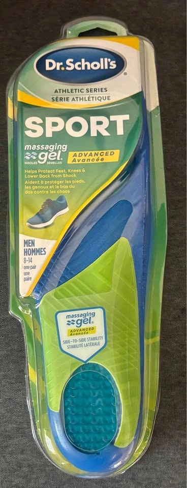 Dr. Scholl's Athletic Series Sport Massaging Gel Insoles 8-14