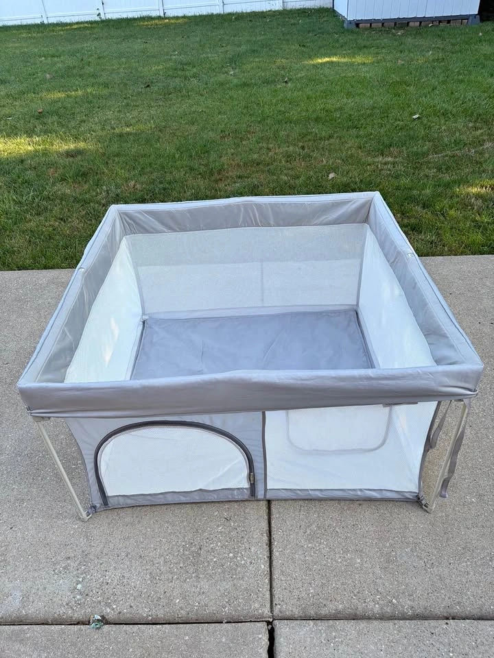 Portable Baby Playpen with Carry Bag