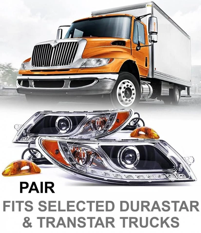 Seassauto Headlights Pair for Durastar and Transtar Series