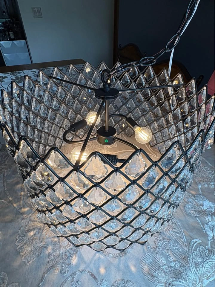Pottery Barn Arden 20” Crystal Chandelier - photo 3